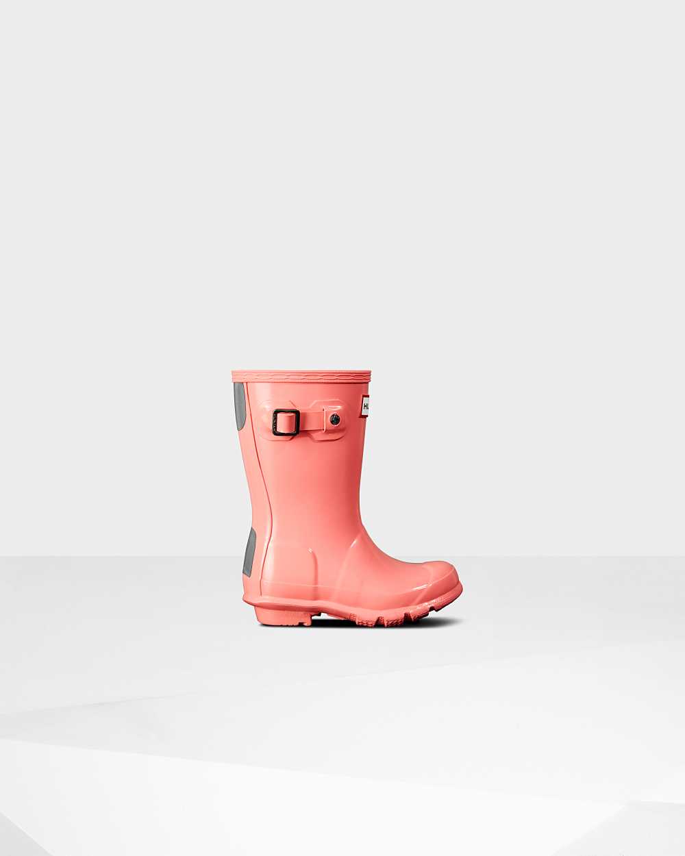 Hunter Original Little Gloss Kids Rain Boots NZ-43715F Pink